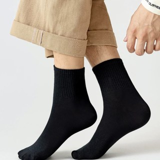 Tất nữ nam cao cổ dài  LAGU cotton vớ thể thao cổ cao thoáng khí nhiều màu trơn năng động