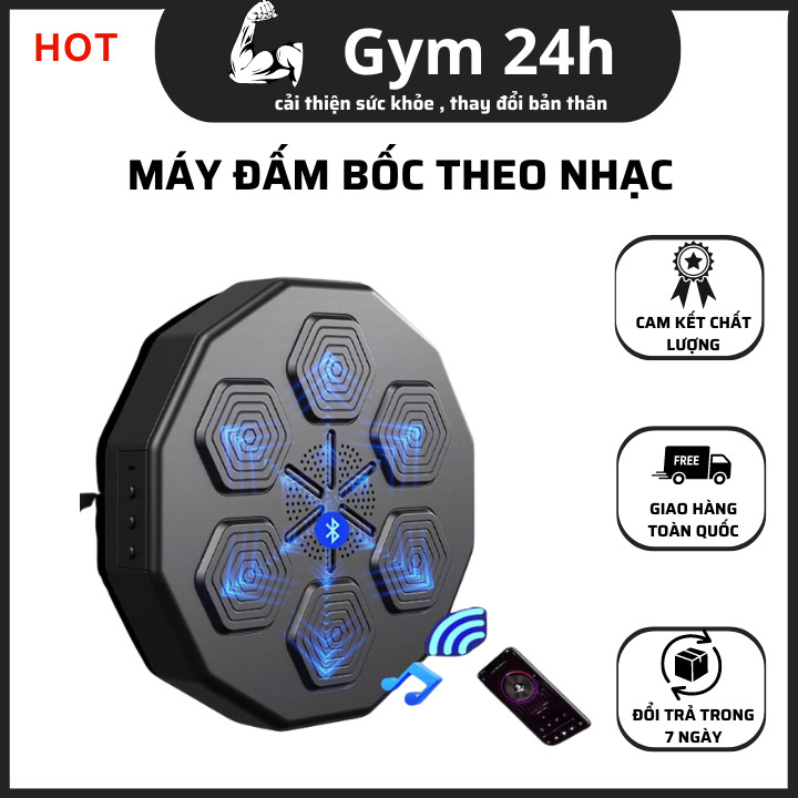 Máy Tập Boxing Theo Nhạc, Máy Đấm Bốc Theo Nhạc Treo Tường, Thiết Bị Đấm Bốc Dành Cho Người Lớn Và Trẻ Vị Thành Niên