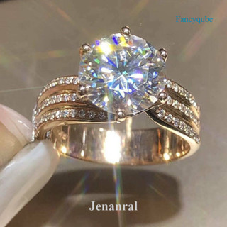  Nhẫn Moissanite kim cương Jenanral dành cho nữ Quà tặng kỷ niệm tiệc cưới 