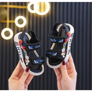 Dép sandal siêu nhân nhện, dép nhựa cao su non, mềm êm chân cho bé trai từ 2-12 tuổi