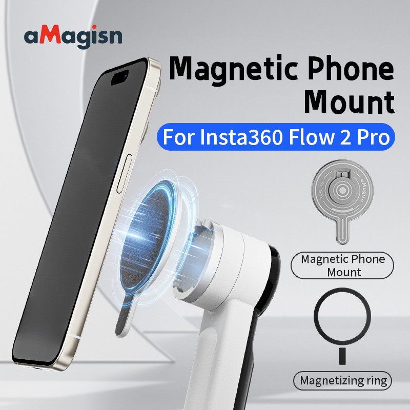 AMagicn Adapter Cho Insta360 Flow 2 Pro Cầm Tay Gimbal Điện Thoại Di Động Adapter Phụ Kiện