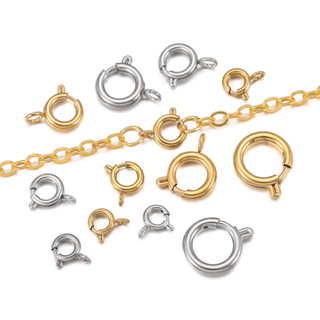 St. kunkka 5 Chiếc Thép Không Gỉ Khóa Lò Xo Vòng Tay Chất Lượng Cao Vòng Cổ Kết Nối Khóa Cho DIY Vòng Tay Vòng Cổ Phụ Kiện