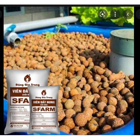 Viên Đất Nung, Sỏi Nhẹ Đặng Sfam Đặng Gia Trang Túi 5dm3 - Trộn Đất, Lót Đáy Chậu,... - Sfarm