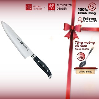 Dao cao cấp Zwilling Damascus Chef Twin Cermax MD66 20cm lưỡi dao 3 lớp sản xuất tại Nhật