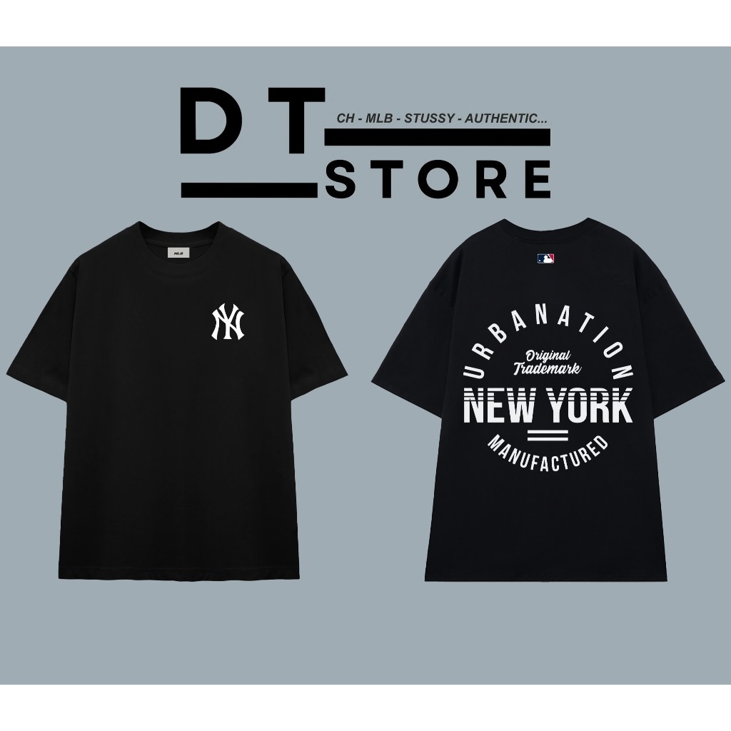 【HOT】 ÁO THUN MLB BÓNG CHÀY DT22 VẢI COTTON CAO CẤP FORM RỘNG UNISEX - DT STORE