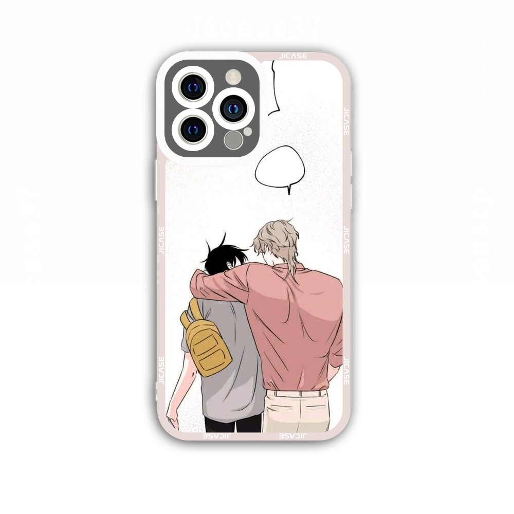 Ốp lưng iPhone Cạnh Vuông Samsung Xiaomi Oppo Manhwa boylove Low tide Đêm bên bờ biển nhân vật Tae J