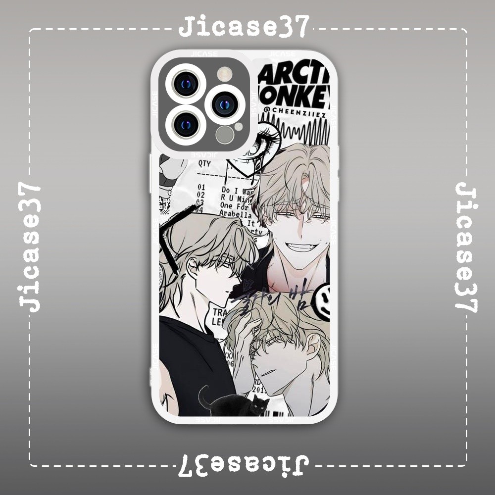 Ốp lưng iPhone Cạnh Vuông Samsung Xiaomi Oppo Manhwa boylove Low tide Đêm bên bờ biển nhân vật Tae J