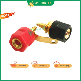 Cọc loa jack loa đỏ đen giá 1 cặp đảm bảo chất lượng
