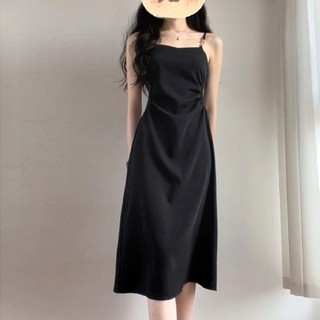 Đầm maxi đen thời trang nữ kiểu Pháp