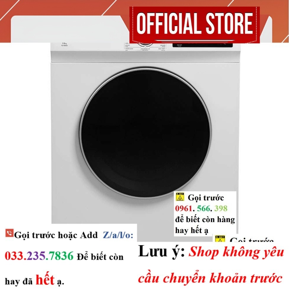 TD-H80SEV(WK) - MIỄN PHÍ GIAO HÀNG HCM - Máy Sấy Thông Hơi 7.0 kg Toshiba TD-H80SEV (WK) <SAle>