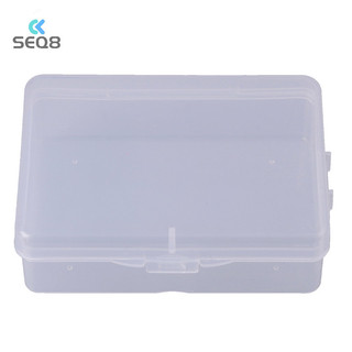 Hộp đựng nhựa trong suốt 9cm 3cm Hình vuông trong suốt đa năng mới