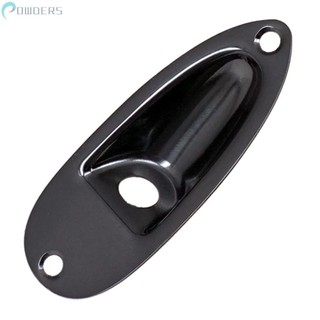 ⭐ READY STOCK ⭐-NEW-Guitar Input Jack Plate Socket Socket Plate Input Jack Jack Plate Metal【POWDERS-VN】