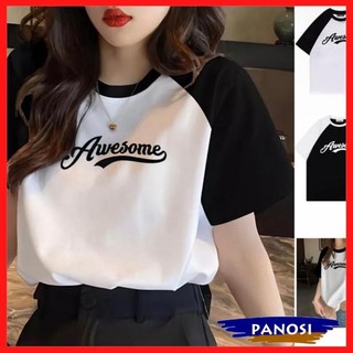 Áo baby tee awesome áo thun nữ chất vải co giãn cá tính panosi - mã a410