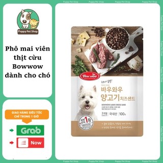 Bowwow Đồ Thưởng Phô Mai Thịt Cừu Cho Chó 100g