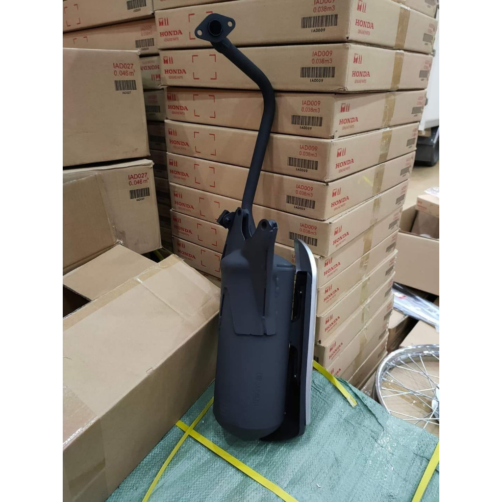 Pô xe máy Lead 110 , Scr lắp cho xe Honda kèm theo ốp chống nóng, hàng mới 100%