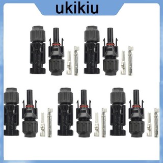 Uki 5 Cặp Bảng Điều Khiển Năng Lượng Mặt Trời Chống Thấm Nước Đầu Nối Cáp Nam Nữ Cắm Bộ Chuyển Đổi Dây Năng Lượng Mặt Trời
