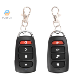 Pcbfun Metal 4 nút Sao chép thông minh Điều khiển từ xa Sao chép không dây Điều khiển truy cập Chìa khóa điều khiển từ xa 433 MHz