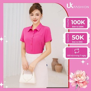 Áo Sơ Mi Croptop Đuôi Tôm UK Fashion Chất Liệu Cao Cấp, Siêu mềm mại, Thoáng Mát UKSM2306029