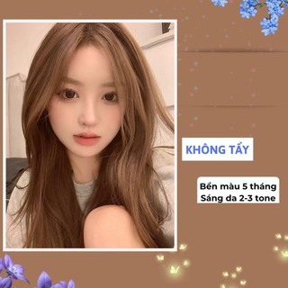 Thuốc nhuộm tóc nâu vàng bambi kèm bộ dụng cụ nhuộm tóc tại nhà
