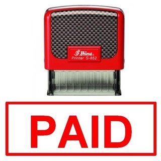 Con dấu, đóng dấu paid shiny s222 38x14mm