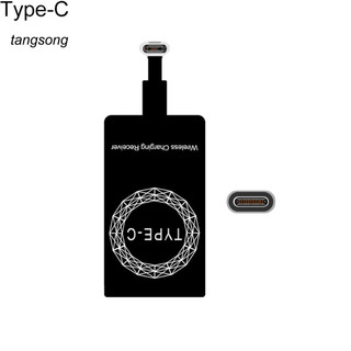 Tang _ Bộ thu sạc không dây USB Type-C Qi di động cho iPhone Android