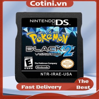 Pokemon nds game series cartridge ds game card đen trắng phiên bản 1 & 2 cho nds