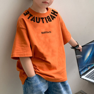 [Phong cách bán chạy] Áo thun ngắn tay bé trai 2024 Phong cách mới cho trẻ em Áo in hình đẹp trai thời trang (15-50kg)