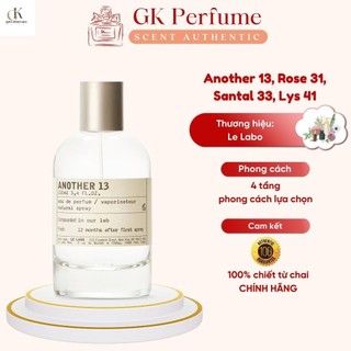 Nước hoa le labo nước hoa le labo another 13, rose 31, santal 33, lys 41