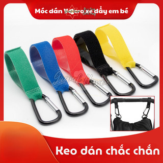 Móc Khóa Treo Xe Đẩy, Móc Treo Đồ Với Chất Liệu Băng Dính Gai Velcro Cho Bé GRAND HAVEN  Gắn Xe Nhỏ Gọn Tiện Lợi