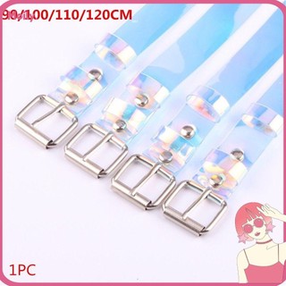Thắt lưng nữ màu bóng laze Holographic phong cách đường phố