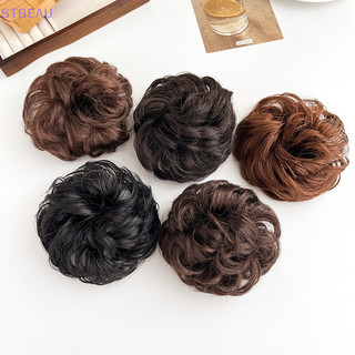 [Cxstbeau] Tóc Tổng Hợp Tóc Giả Nữ Đuôi Ngựa Nối Dài Tóc Scrunchie Co Giãn Đầu Thịt Viên Tóc Scrunchie Quấn Hiện Thực Tự Nhiên [MME]