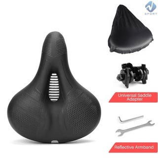 ~ Còn hàng ~ Bi hấp thụ sốc kép Yên xe đạp Memory Foam Yên xe đạp Yên xe đạp Đệm ngồi xe đạp