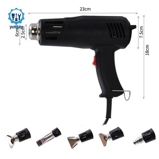 Yotijay 5 chiếc thép không gỉ nóng máy thổi khí phụ kiện nóng máy thổi khí dụng cụ co quấn cho