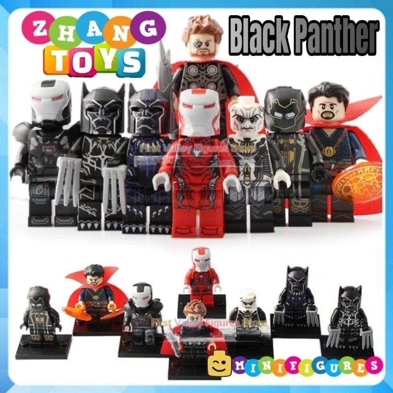 Mô hình nhân vật Ronin War Machine Ebony maw Iron man Black panther Thor Dr Strage POGO PG8136 Zhang