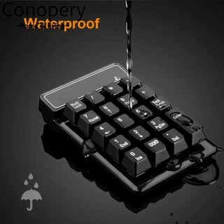Bàn phím có dây không dây, Bàn phím số USB Mini 2.4GHz, Bộ thu tín hiệu Bluetooth Máy tính xách tay kế toán Máy tính xách tay 19 phím Số Pad