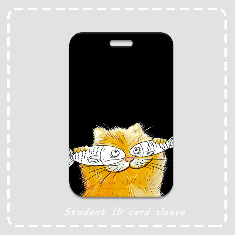 Vỏ Thẻ Mèo Cá, Hộp Đựng Thẻ Nhà Ở Giao Thông Vận Chuyển, Thẻ Ngân Hàng Sinh Viên Hộp Đựng Thẻ Id Có 