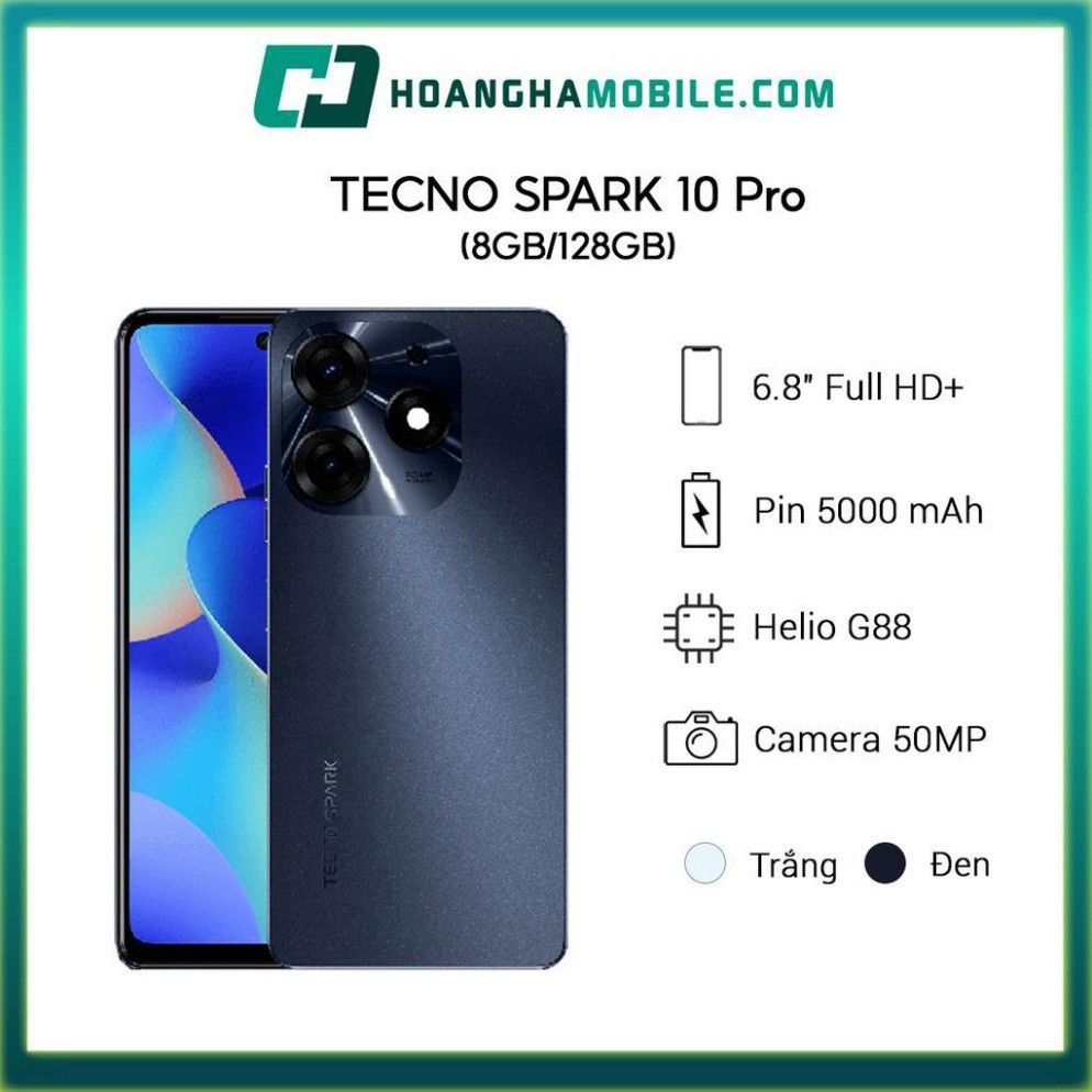 Điện thoại di động TECNO SPARK 10 Pro 8GB/128GB - Chính hãng NVKL1