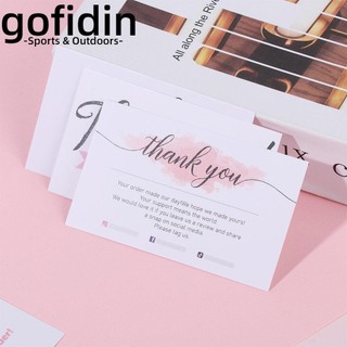gofidin 30 Thẻ Bài "Thank You For Your Order" Màu Nước Hồng