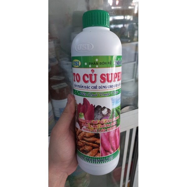 Phân bón to củ khoai USICO A1 To Củ Super 1000ml