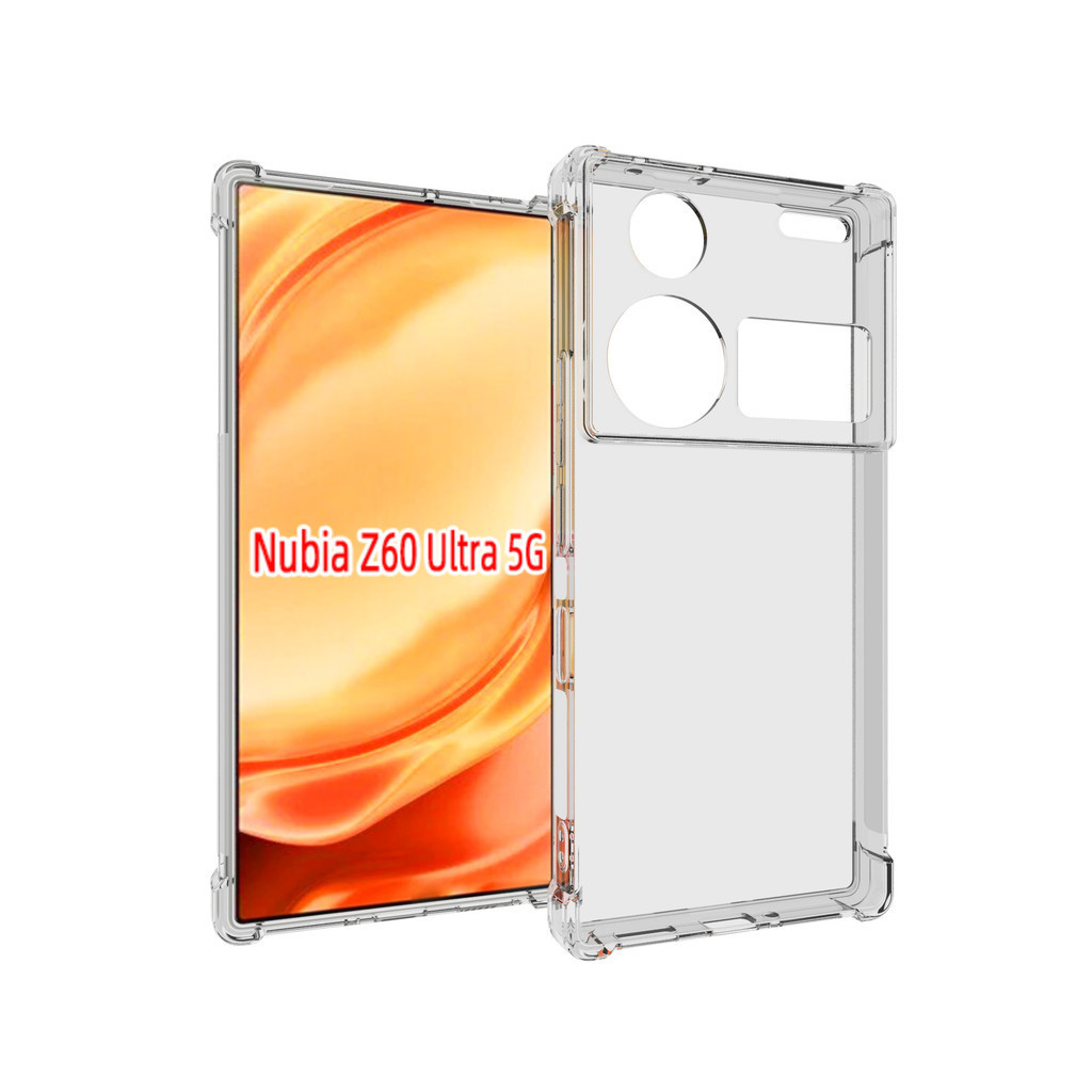 Vỏ Cho ZTE Nubia Z60 Ultra 5G NX721J Vỏ Điện Thoại Trong Suốt TPU Mềm Silicone Vỏ Bảo Vệ Toàn Diện M
