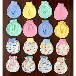 Bao Tay Vớ Tay Cho Bé Sơ Sinh 0-3 Tháng Cổ Bo Cổ Chun Chất Liệu Cotton Mềm Mại, Co Giãn Tốt