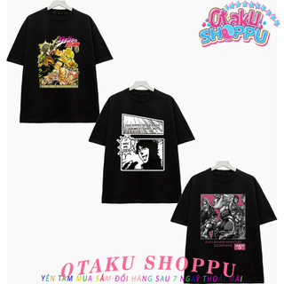 3 Mẫu Áo thun (Đen) Anime JoJo's Bizarre Adventure - Mẫu đẹp hình in sắc nét, vải mền, vải mịn, thoáng mát, không xù