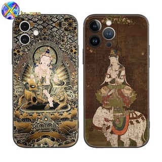 Puxian Bodhisattva Benming Phật Rồng Rắn Thích Hợp Cho iPhone13Pro Apple 14 / 12 / 11 Vỏ Điện Thoại X / 78p Redmi Model Điện Thoại Vỏ Bảo Vệ Chống Sốc 1T1Q