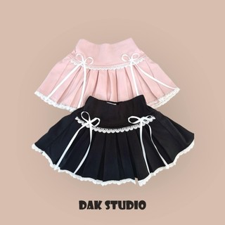 Váy phối ren đính nơ DAK STUDIO