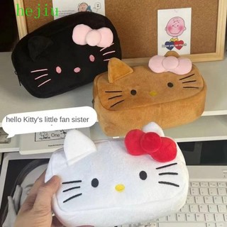 Túi đựng bút sang trọng HEJIU Kitty, Hộp đựng bút chì Kitty hoạt hình Y2K, Hộp đựng mỹ phẩm Dung tích lớn Kitty Plush Kitty Túi đựng đồ sang trọng Quà tặng cho bé gái