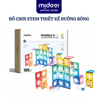 Bộ Stem thiết kế đường bóng Mideer Colorful Magnetic Tiles–Marble Run , đồ chơi nam châm cho bé