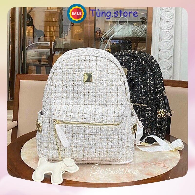 Balo Chất Liệu vải xước kim tuyến Size 40 Siêu Xinh Đi Chơi, Đi Học-SLL