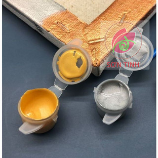 Màu Nhũ Vàng, Nhũ Bạc , màu nhủ acrylic để tô tượng sơn chậu