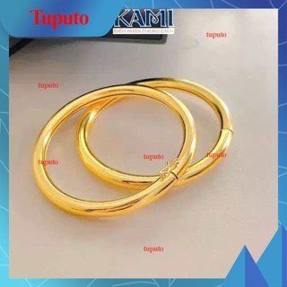 Vòng tay khoá gài mạ vàng 24k bền màu lắc tay nữ Kami V224k