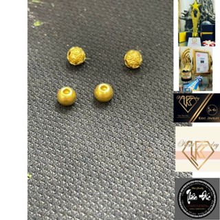 Charm mini - Bi trơn 4 ly Đặc dáng Phay - Vàn g 24Carat9999 - Shop pro mix handmade